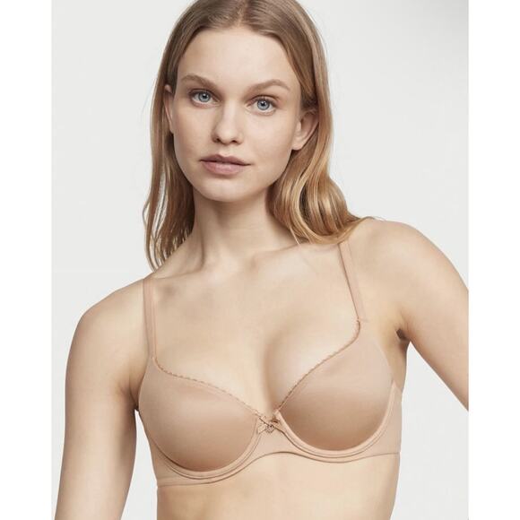 Victoria Secret BODY BY VICTORIA Lightly-Lined Demi Bra beige 36 G - Picture 2 of 6